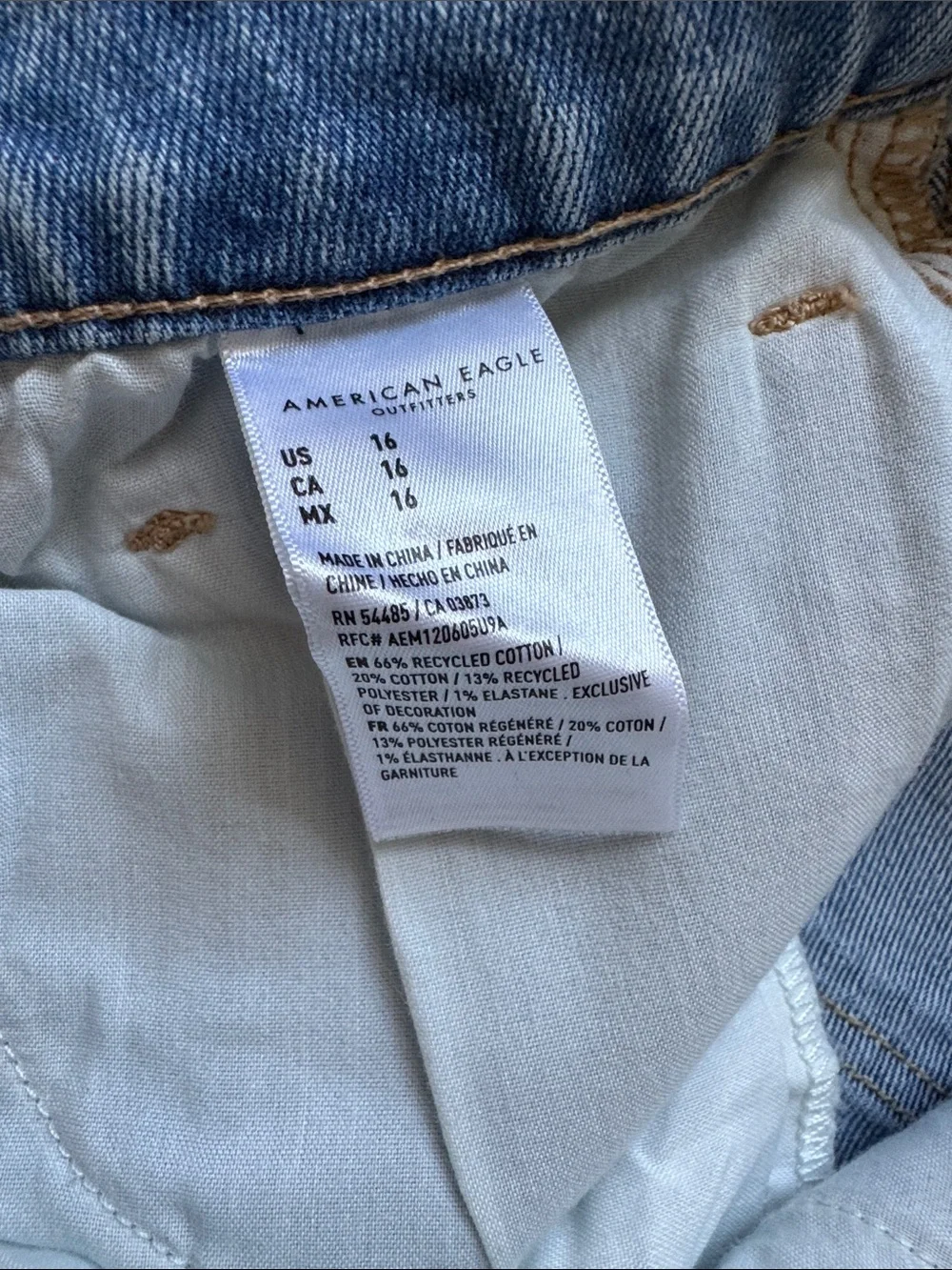 American Eagle Highest Rise Baggy Denim Shorts